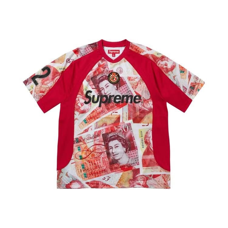 Supreme Pounds Soccer Jersey Red