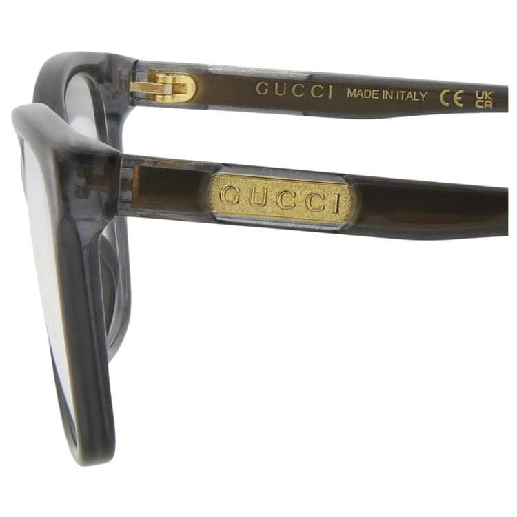 Gucci Rectangular Sunglasses Grey/Transparent