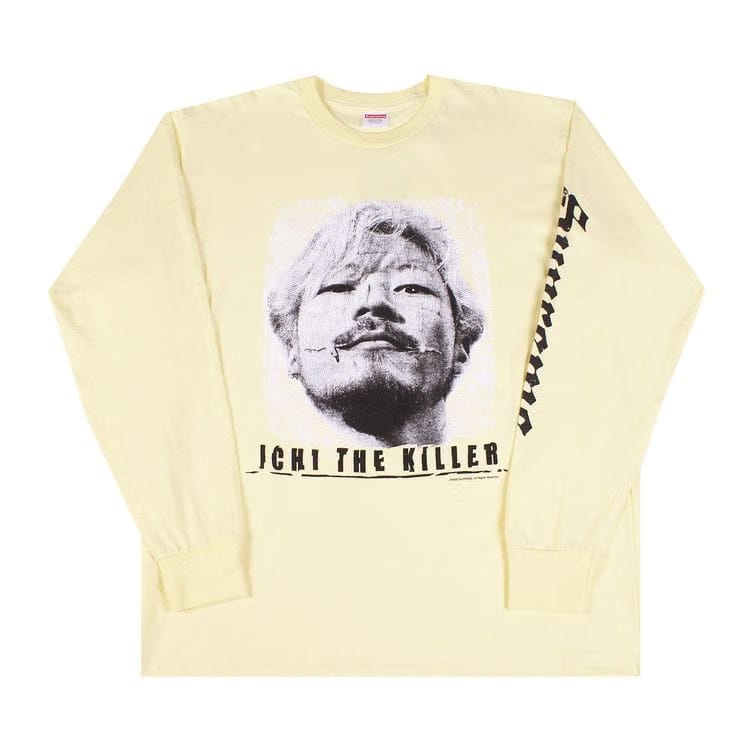 Supreme Ichi The Killer Long-Sleeve T-Shirt Pale Yellow