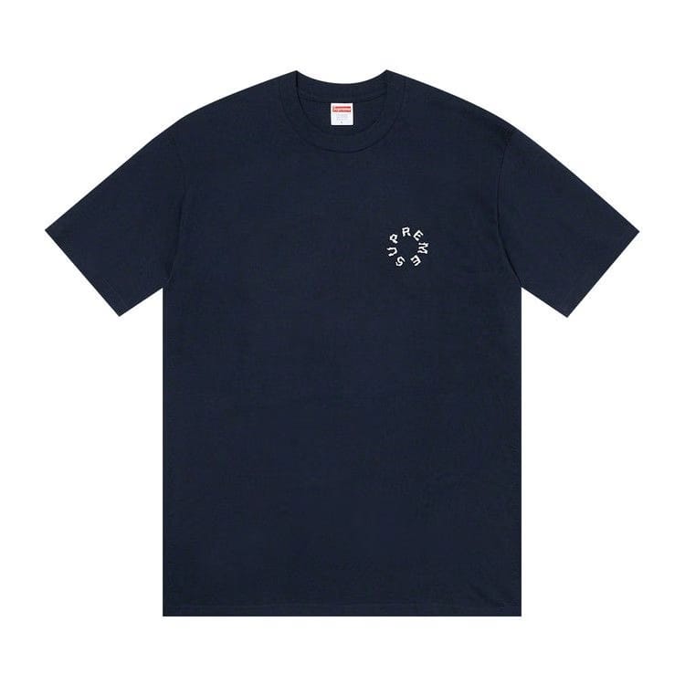 Supreme Marble T-Shirt Navy