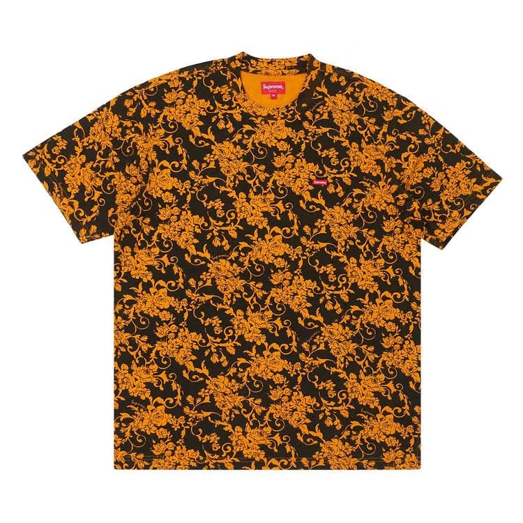 Supreme Small Box T-Shirt Black Floral