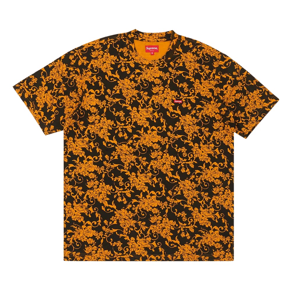 Supreme Small Box T-Shirt Black Floral
