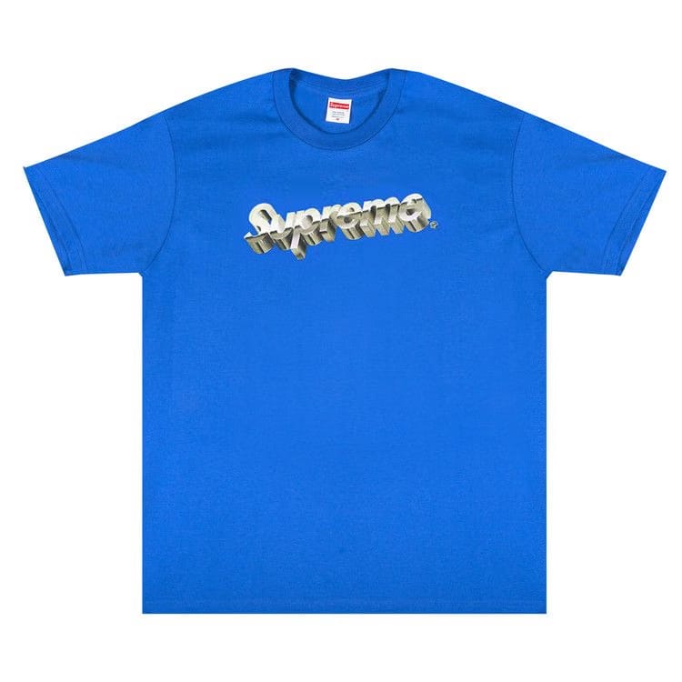 Supreme Chrome Logo T-Shirt Royal