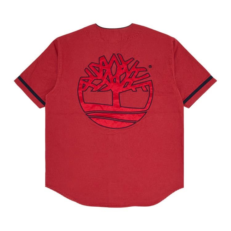 Supreme x Timberland Baseball Jersey Red