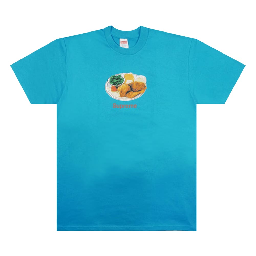 Supreme Chicken Dinner T-Shirt Cyan
