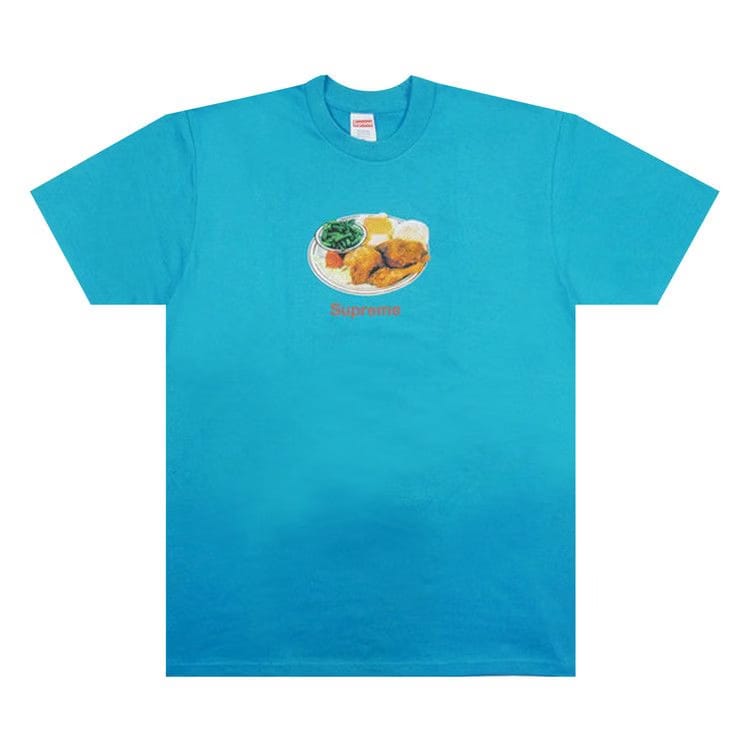 Supreme Chicken Dinner T-Shirt Cyan