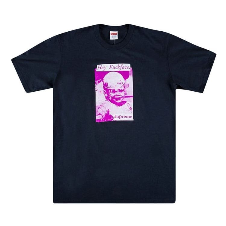 Supreme Fuck Face T-Shirt Navy