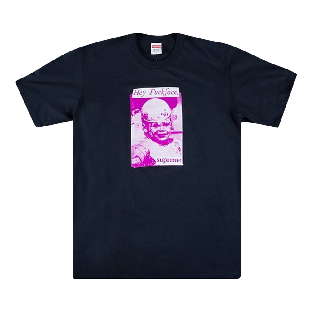 Supreme Fuck Face T-Shirt Navy