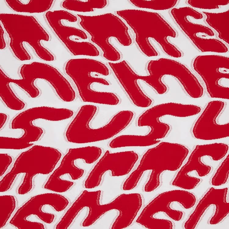 Supreme Stacked Intarsia Shorts-Sleeve Top White