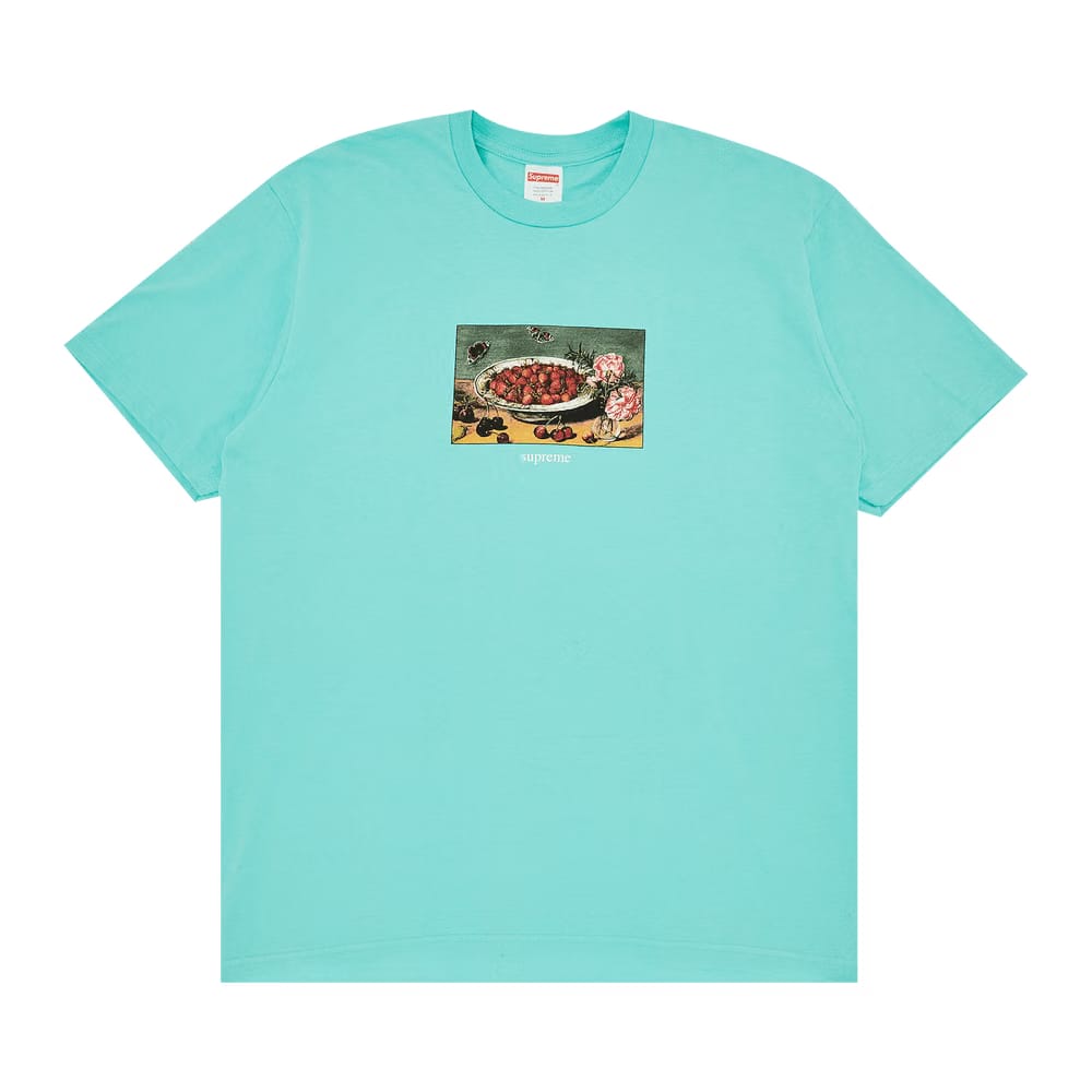 Supreme Strawberries T-Shirt Teal