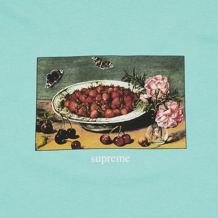 Supreme Strawberries T-Shirt Teal