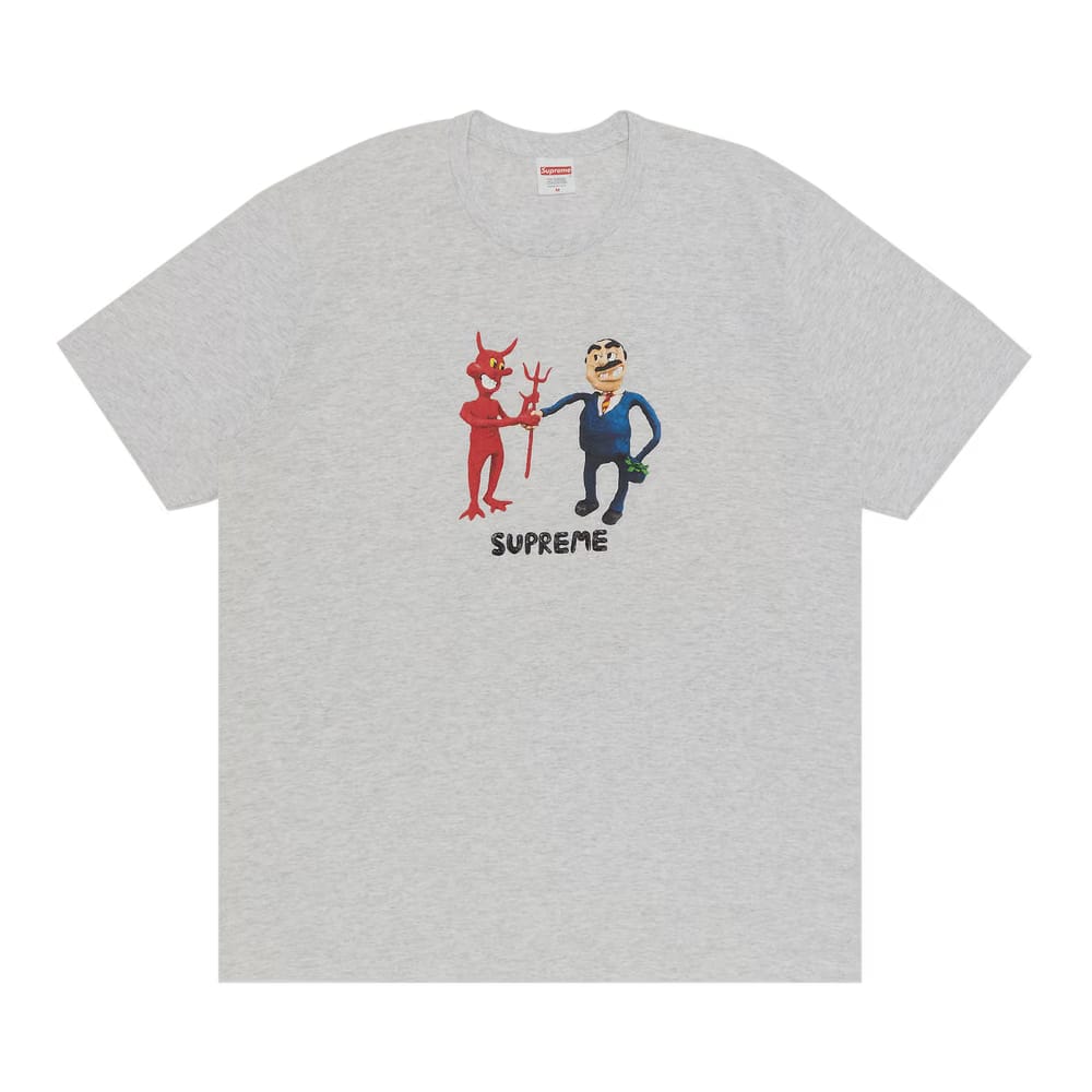 Supreme Business T-Shirt Ash Grey