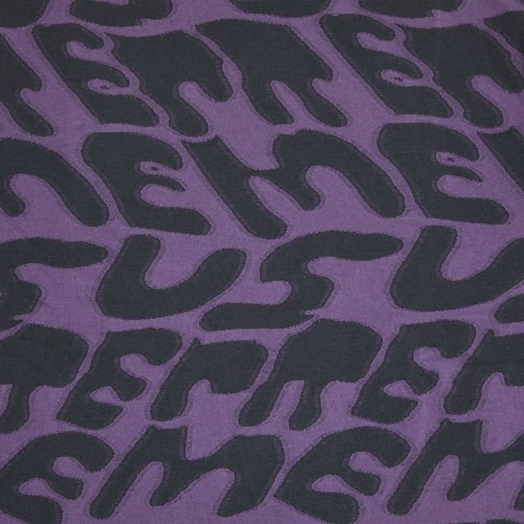 Supreme Stacked Intarsia Shorts-Sleeve Top Dusty Purple