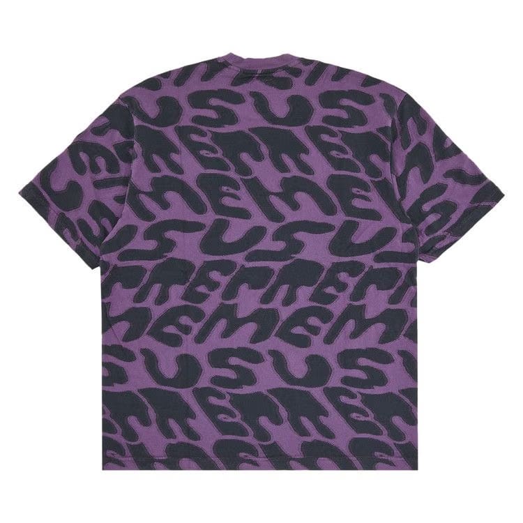 Supreme Stacked Intarsia Shorts-Sleeve Top Dusty Purple