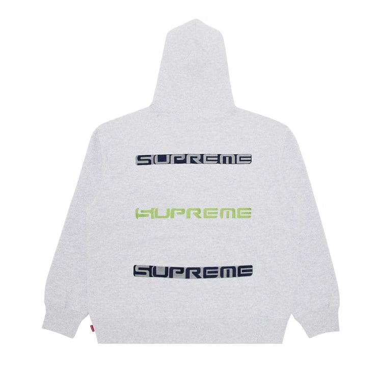 Supreme AOI Stacked Hoodie Ash Grey