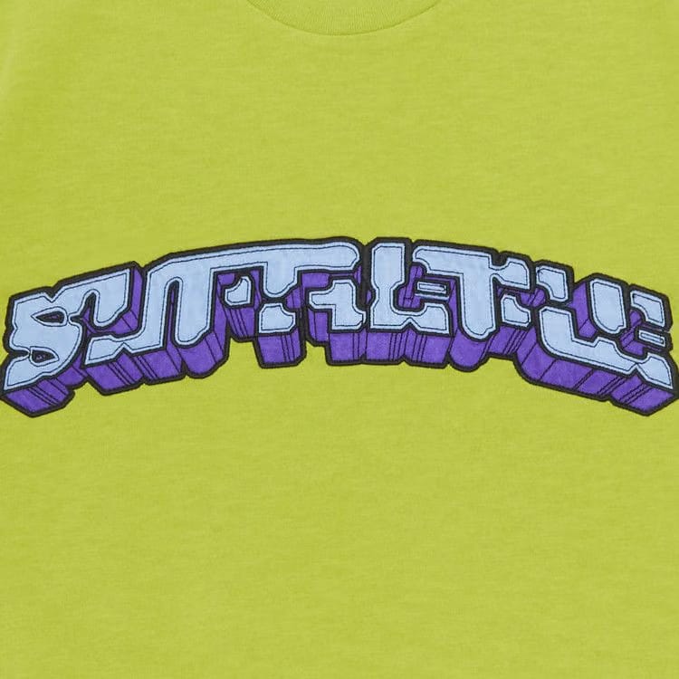 Supreme Block Arc Shorts-Sleeve Top Lime