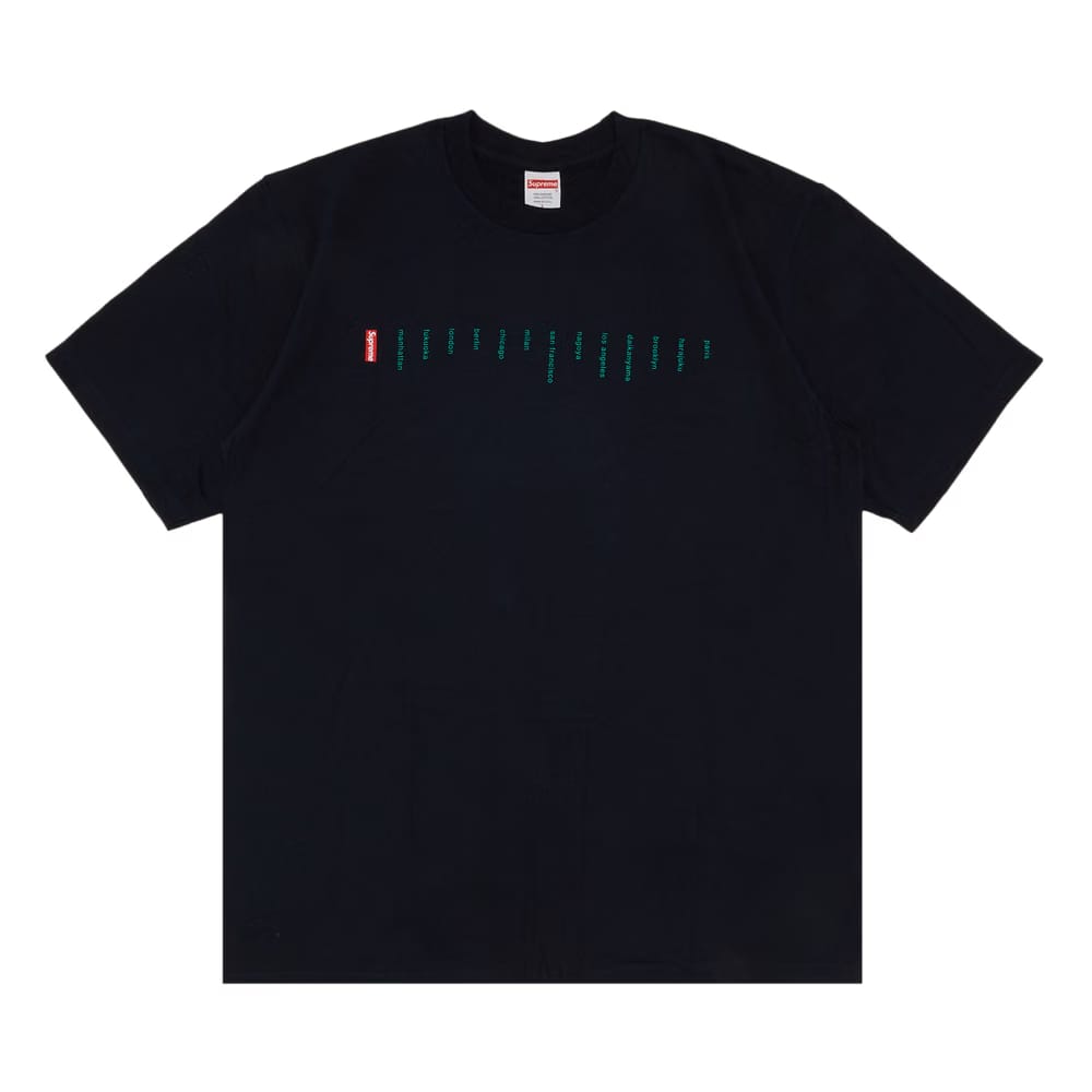 Supreme Location T-Shirt Navy