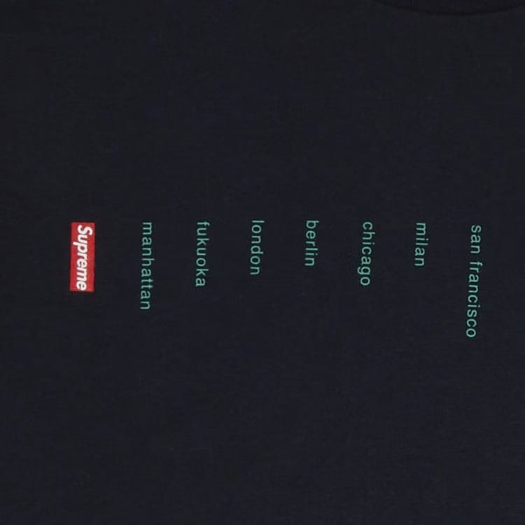 Supreme Location T-Shirt Navy