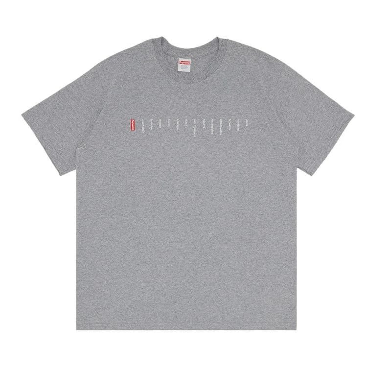 Supreme Location T-Shirt Heather Grey