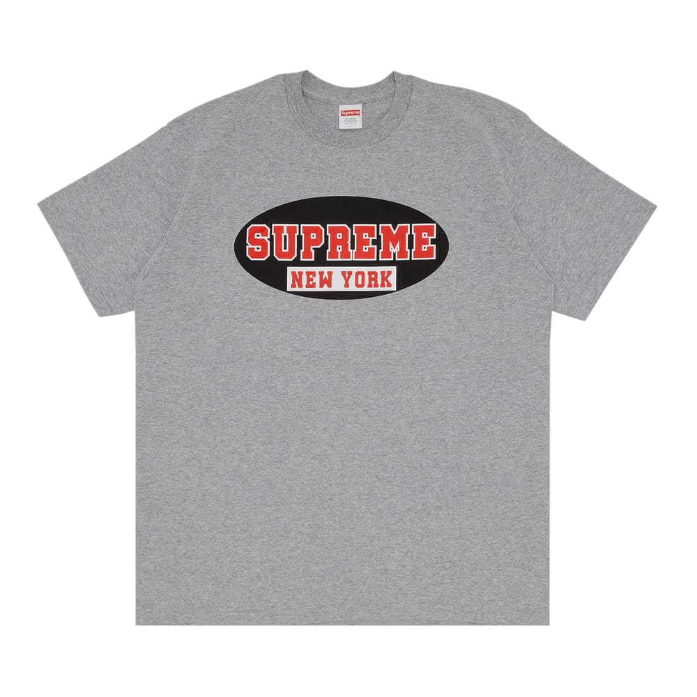 Supreme New York T-Shirt Heather Grey