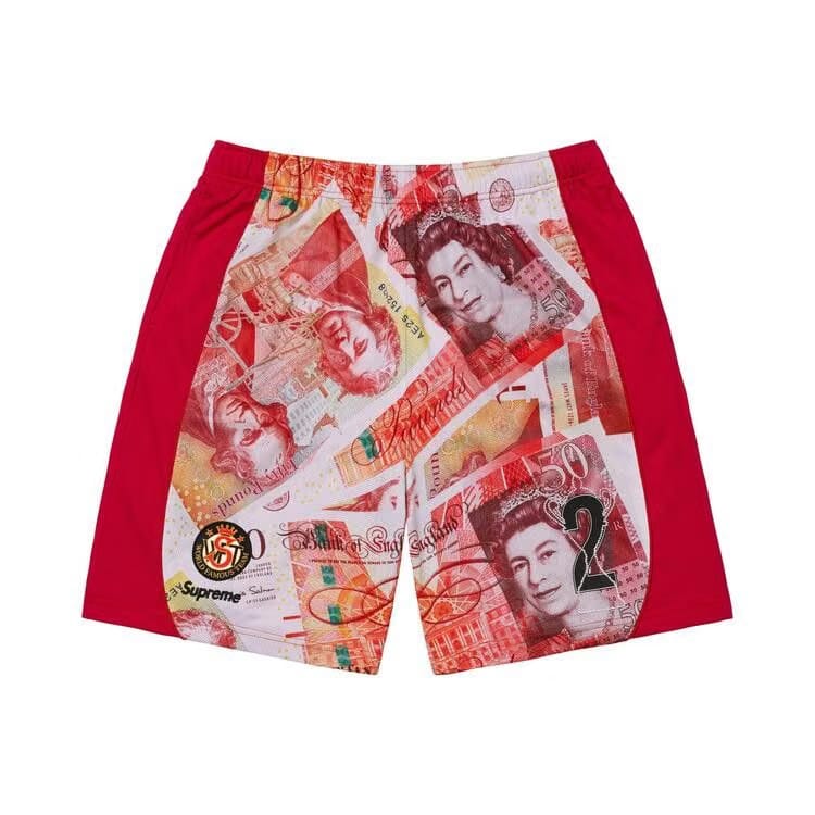 Supreme Pounds Soccer Shorts Red