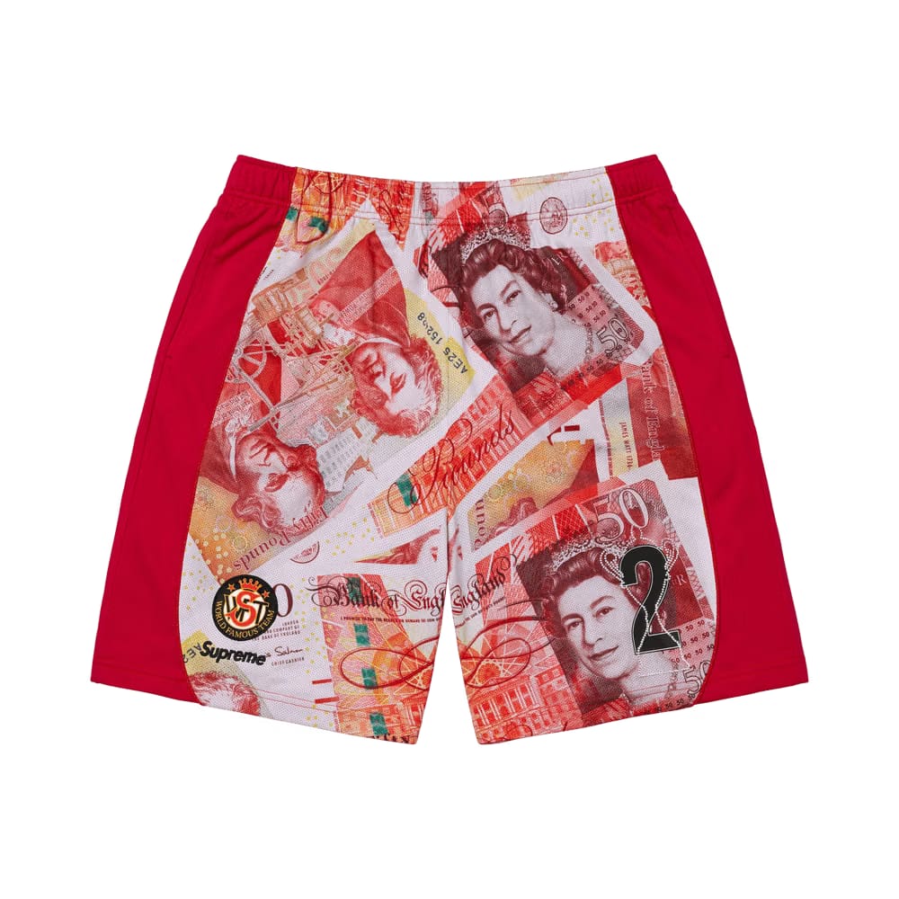 Supreme Pounds Soccer Shorts Red
