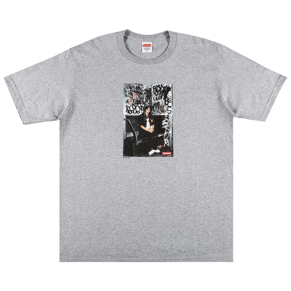 Supreme x Lady Pink T-Shirt Heather Grey