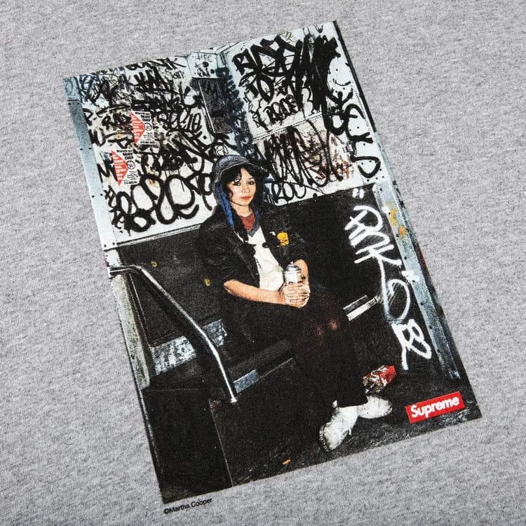 Supreme x Lady Pink T-Shirt Heather Grey