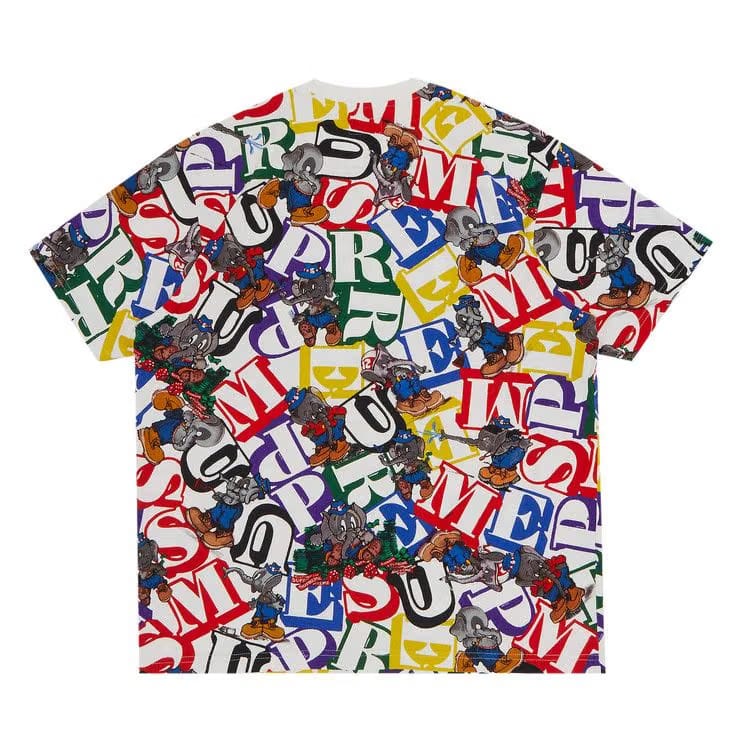 Supreme Elephant Shorts-Sleeve Top Multicolor