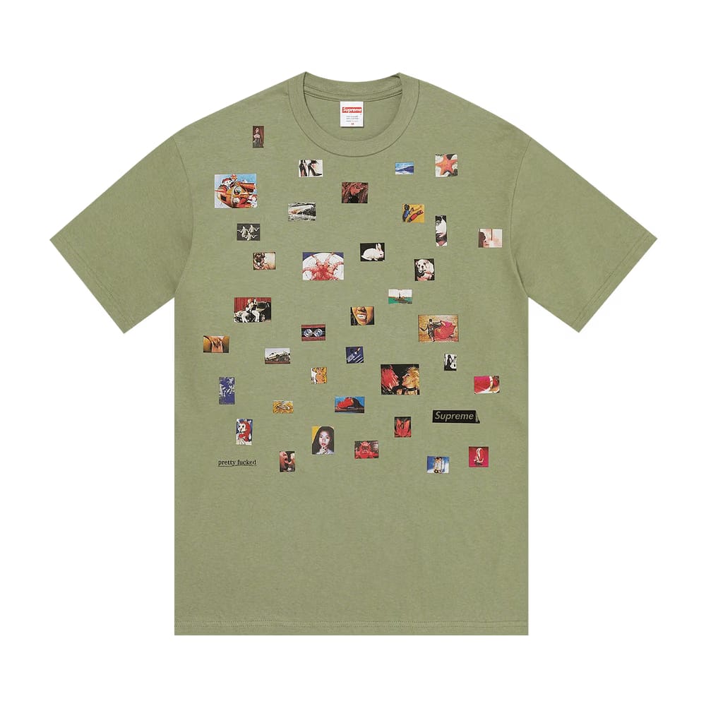 Supreme Pretty Fucked T-Shirt Light Olive