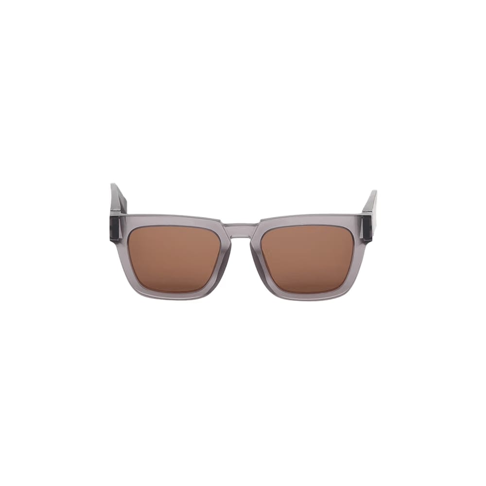 Mykita Square Sunglasses Raw Smoke/Solid Brown
