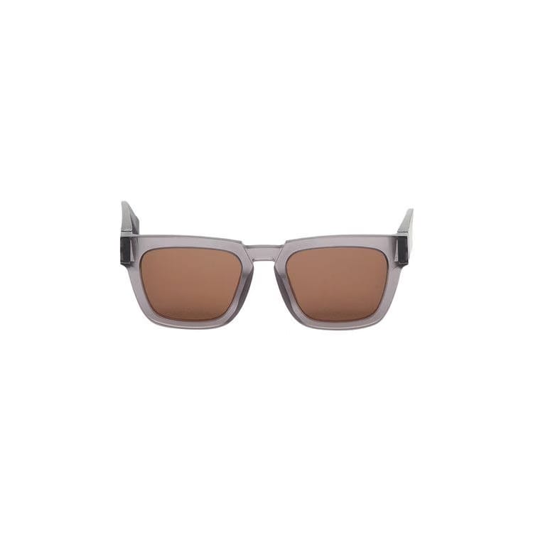 Mykita Square Sunglasses Raw Smoke/Solid Brown