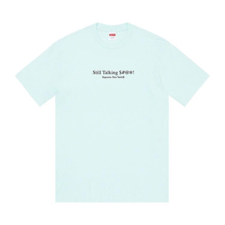 Supreme Still Talking T-Shirt Pale Blue