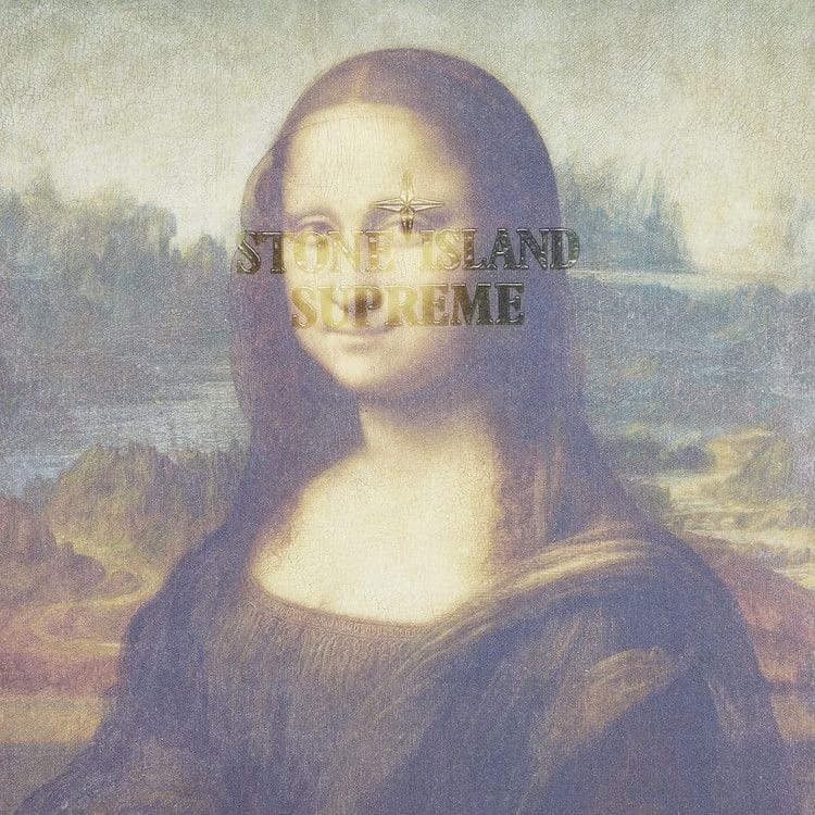 Supreme x Stone Island Shorts-Sleeve Top Mona Lisa