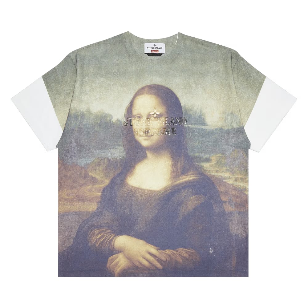 Supreme x Stone Island Shorts-Sleeve Top Mona Lisa