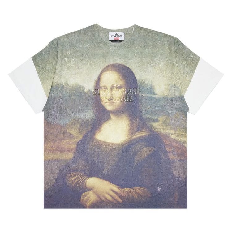 Supreme x Stone Island Shorts-Sleeve Top Mona Lisa