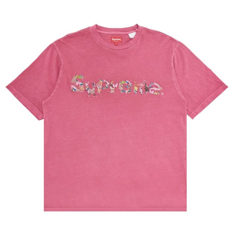 Supreme Animal Kingdom Shorts-Sleeve Top Magenta