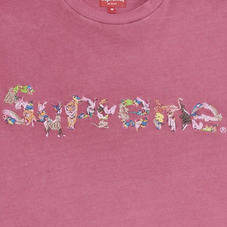 Supreme Animal Kingdom Shorts-Sleeve Top Magenta
