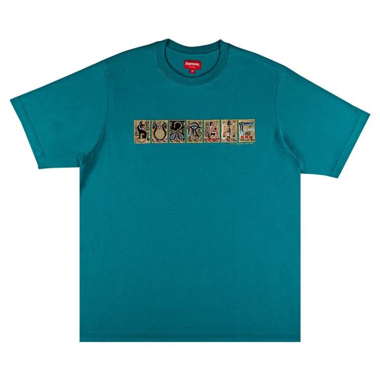 Supreme Ancient Shorts-Sleeve Top Teal
