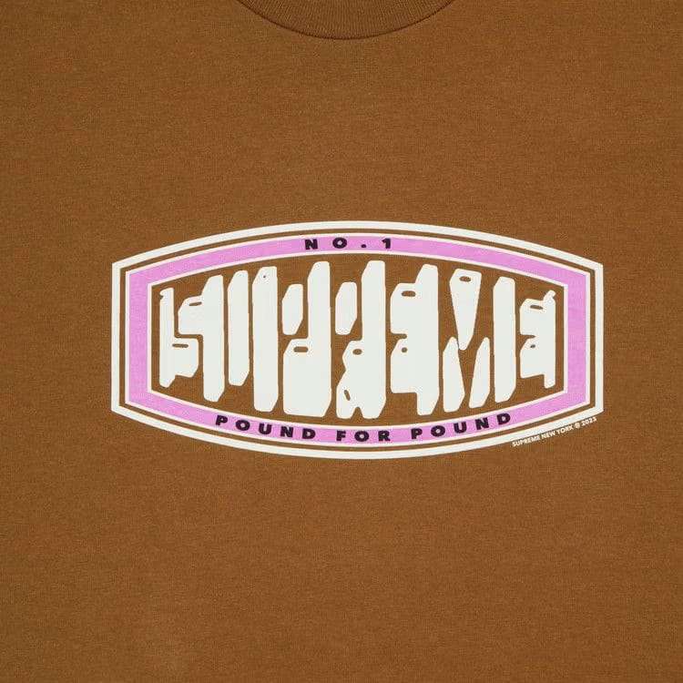 Supreme Pound T-Shirt Light Brown