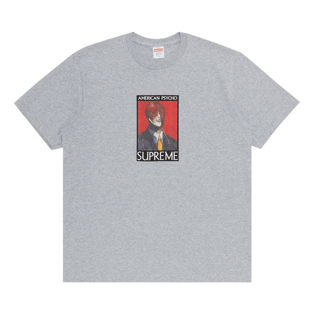Supreme American Psycho T-Shirt Heather Grey
