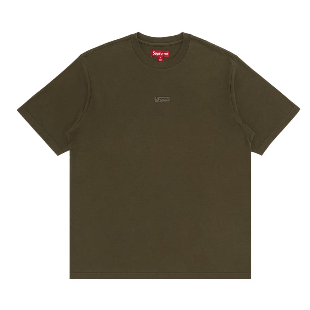Supreme High Density Small Box Shorts-Sleeve Top Light Olive