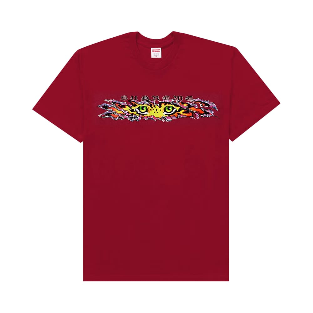 Supreme Eyes T-Shirt Cardinal