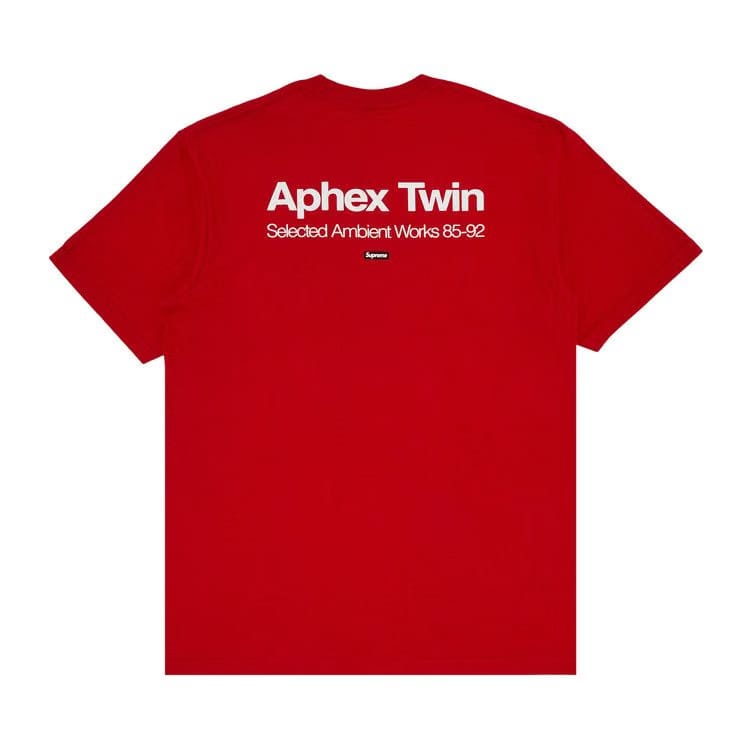Supreme x Aphex Twin Ambient Works T-Shirt Red