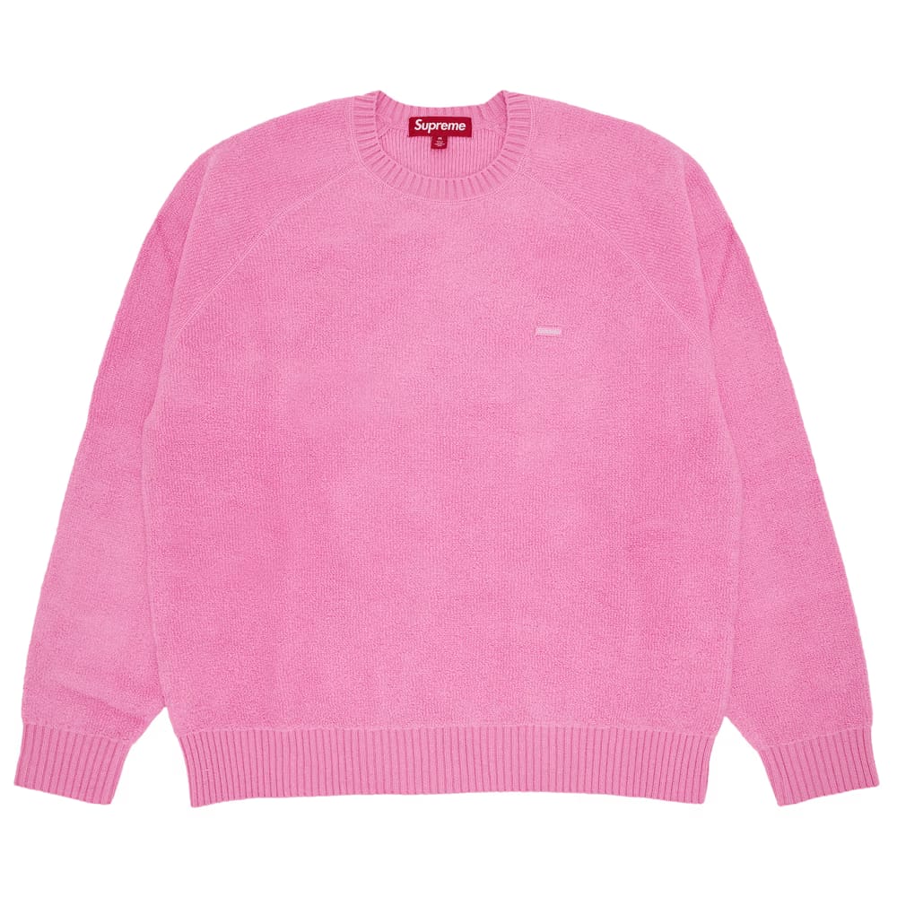 Supreme Terry Small Box Sweater Pink