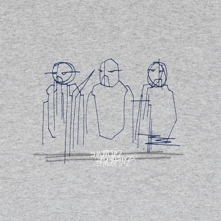 Supreme Three Kings T-Shirt Heather Grey