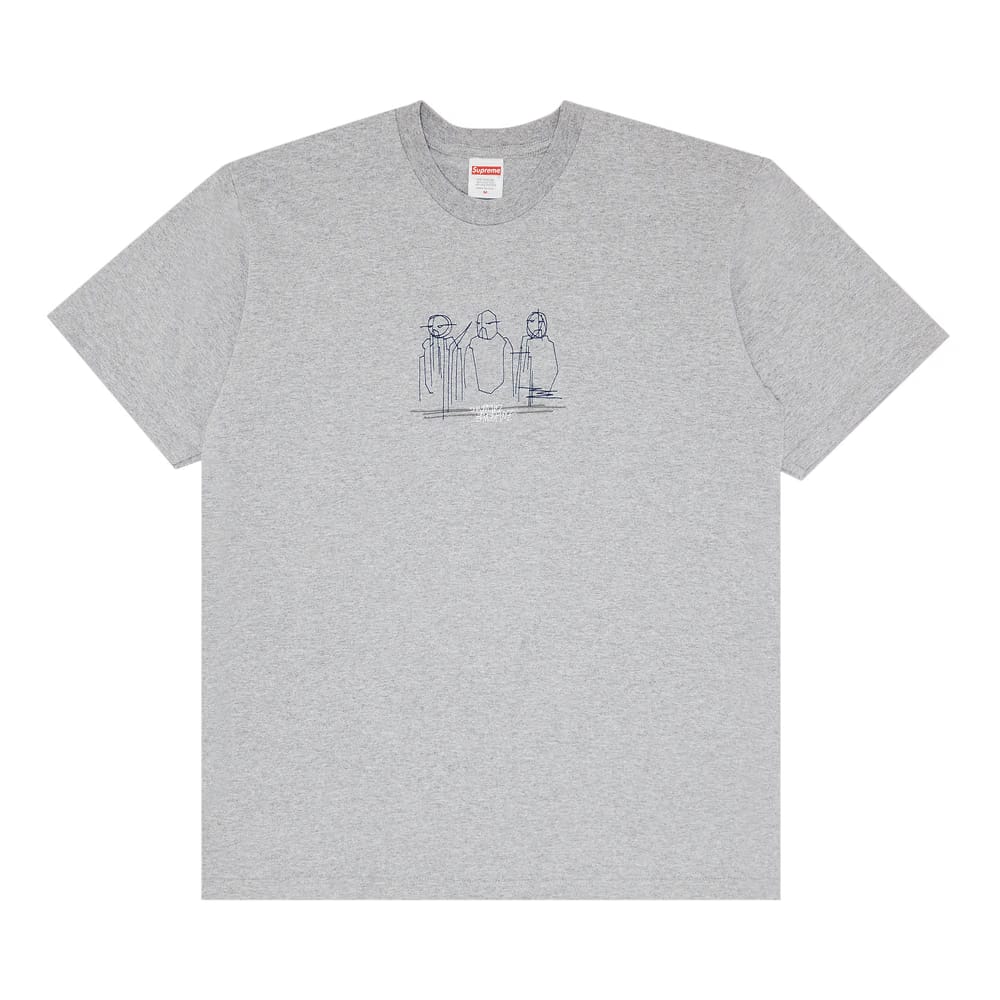 Supreme Three Kings T-Shirt Heather Grey