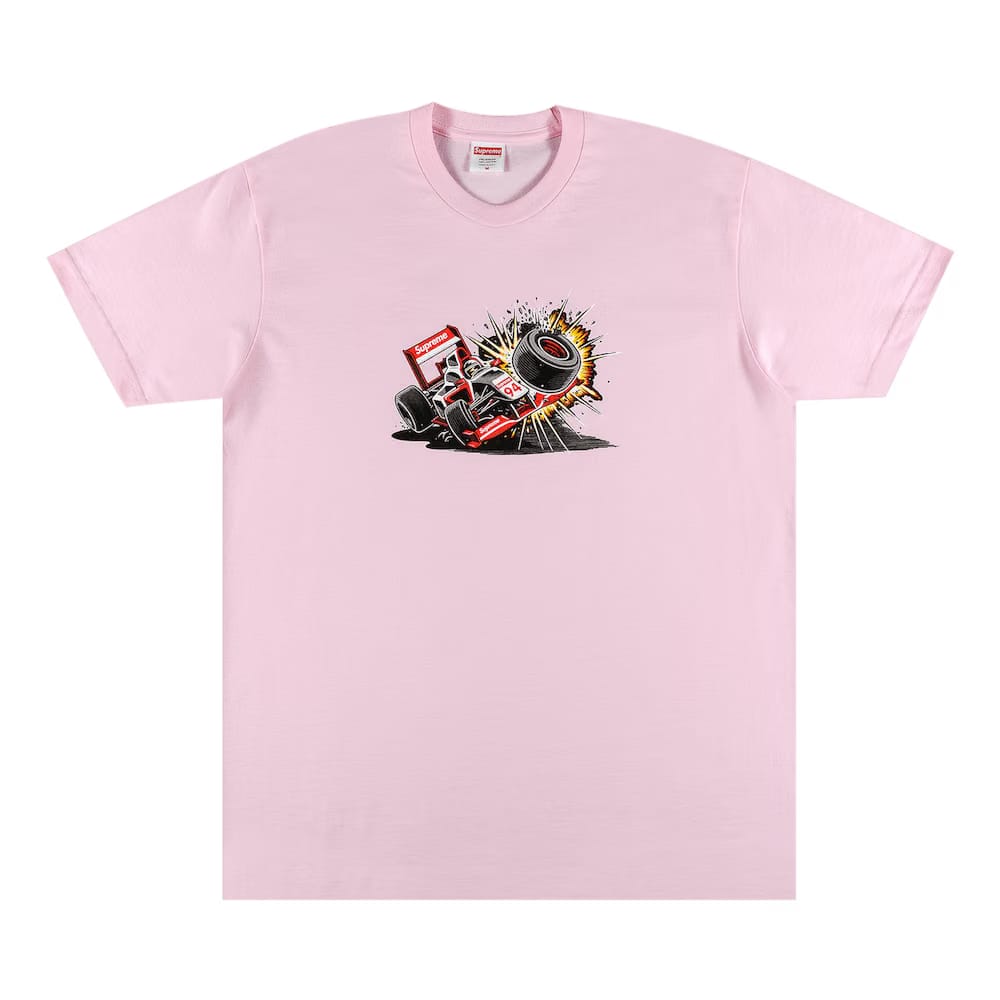 Supreme Crash T-Shirt Light Pink