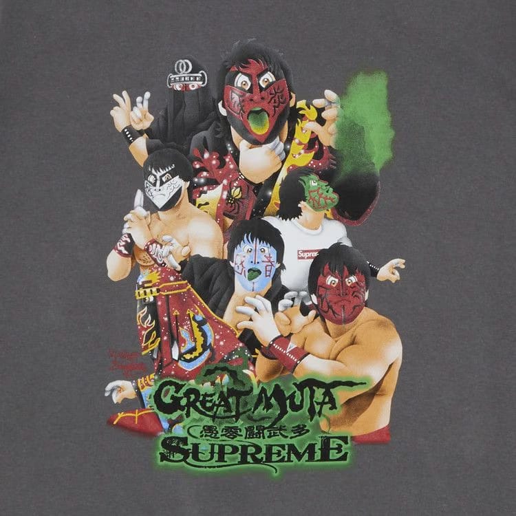 Supreme Muta T-Shirt Charcoal