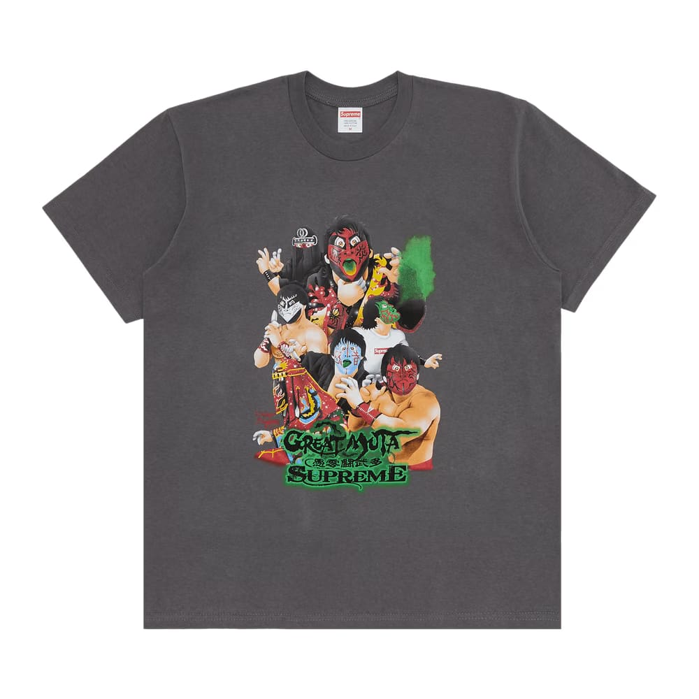 Supreme Muta T-Shirt Charcoal